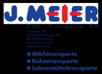 Sach-Sponsor J. Meier Grüt Transporte AG